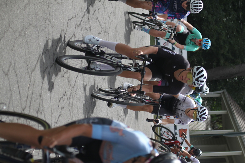 Tour de Florissant 2025 A -LVIII.jpg :: Tour de Florissant 2025/Gateway Cup 2025 - Women's 3-4-5 & Women's 40+, 40 minutes of racing, a field of 75 riders - September, 1st, 2025 - Tour de Florissant - New Course for 2025! The fourth and final leg of the Gateway Cup gets underway in Historic Old Town Florissant in St. Louis County. This technical course races through one of St. Louis' most nostalgic locales. Note - the course has been shifted to a flat finish in front of Historic City Hall, one mild climb, 6 turns. Category 4 (CAT 4) After gaining some experience, riders can upgrade to CAT 4, where races are longer and more competitive. Category 3 (CAT 3) This intermediate category features longer and more challenging races, requiring a good understanding of racing tactics. USA Cycling 