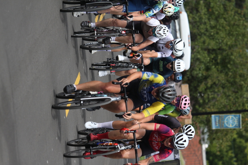 Tour de Florissant 2025 A -LXIX.jpg :: Tour de Florissant 2025/Gateway Cup 2025 - Women's 3-4-5 & Women's 40+, 40 minutes of racing, a field of 75 riders - September, 1st, 2025 - Tour de Florissant - New Course for 2025! The fourth and final leg of the Gateway Cup gets underway in Historic Old Town Florissant in St. Louis County. This technical course races through one of St. Louis' most nostalgic locales. Note - the course has been shifted to a flat finish in front of Historic City Hall, one mild climb, 6 turns. Category 4 (CAT 4) After gaining some experience, riders can upgrade to CAT 4, where races are longer and more competitive. Category 3 (CAT 3) This intermediate category features longer and more challenging races, requiring a good understanding of racing tactics. USA Cycling 