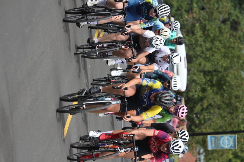 Tour de Florissant 2025 A -LXVIII.jpg :: Tour de Florissant 2025/Gateway Cup 2025 - Women's 3-4-5 & Women's 40+, 40 minutes of racing, a field of 75 riders - September, 1st, 2025 - Tour de Florissant - New Course for 2025! The fourth and final leg of the Gateway Cup gets underway in Historic Old Town Florissant in St. Louis County. This technical course races through one of St. Louis' most nostalgic locales. Note - the course has been shifted to a flat finish in front of Historic City Hall, one mild climb, 6 turns. Category 4 (CAT 4) After gaining some experience, riders can upgrade to CAT 4, where races are longer and more competitive. Category 3 (CAT 3) This intermediate category features longer and more challenging races, requiring a good understanding of racing tactics. USA Cycling 