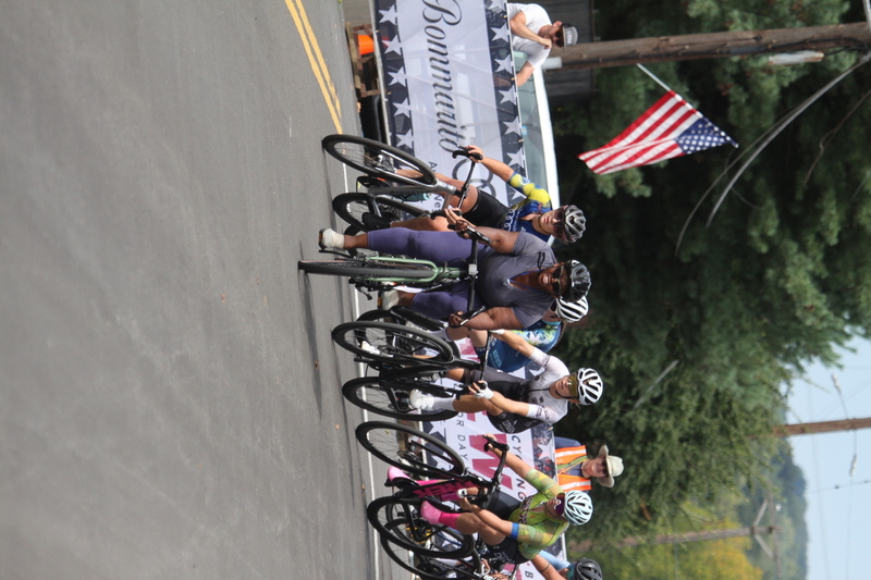 Tour de Florissant 2025 A -LXX.jpg :: Tour de Florissant 2025/Gateway Cup 2025 - Women's 3-4-5 & Women's 40+, 40 minutes of racing, a field of 75 riders - September, 1st, 2025 - Tour de Florissant - New Course for 2025! The fourth and final leg of the Gateway Cup gets underway in Historic Old Town Florissant in St. Louis County. This technical course races through one of St. Louis' most nostalgic locales. Note - the course has been shifted to a flat finish in front of Historic City Hall, one mild climb, 6 turns. Category 4 (CAT 4) After gaining some experience, riders can upgrade to CAT 4, where races are longer and more competitive. Category 3 (CAT 3) This intermediate category features longer and more challenging races, requiring a good understanding of racing tactics. USA Cycling 