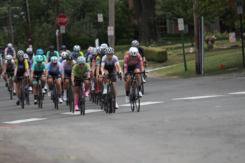 Tour de Florissant 2025 A -LXXVII.jpg :: Tour de Florissant 2025/Gateway Cup 2025 - Women's 3-4-5 & Women's 40+, 40 minutes of racing, a field of 75 riders - September, 1st, 2025 - Tour de Florissant - New Course for 2025! The fourth and final leg of the Gateway Cup gets underway in Historic Old Town Florissant in St. Louis County. This technical course races through one of St. Louis' most nostalgic locales. Note - the course has been shifted to a flat finish in front of Historic City Hall, one mild climb, 6 turns. Category 4 (CAT 4) After gaining some experience, riders can upgrade to CAT 4, where races are longer and more competitive. Category 3 (CAT 3) This intermediate category features longer and more challenging races, requiring a good understanding of racing tactics. USA Cycling 
