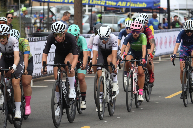 Tour de Florissant 2025 A -LXXXVIII.jpg :: Tour de Florissant 2025/Gateway Cup 2025 - Women's 3-4-5 & Women's 40+, 40 minutes of racing, a field of 75 riders - September, 1st, 2025 - Tour de Florissant - New Course for 2025! The fourth and final leg of the Gateway Cup gets underway in Historic Old Town Florissant in St. Louis County. This technical course races through one of St. Louis' most nostalgic locales. Note - the course has been shifted to a flat finish in front of Historic City Hall, one mild climb, 6 turns. Category 4 (CAT 4) After gaining some experience, riders can upgrade to CAT 4, where races are longer and more competitive. Category 3 (CAT 3) This intermediate category features longer and more challenging races, requiring a good understanding of racing tactics. USA Cycling 