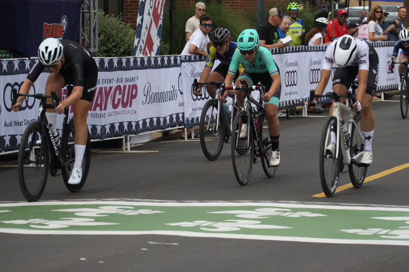 Tour de Florissant 2025 A -LXXXXVII.jpg :: Tour de Florissant 2025/Gateway Cup 2025 - Women's 3-4-5 & Women's 40+, 40 minutes of racing, a field of 75 riders - September, 1st, 2025 - Tour de Florissant - New Course for 2025! The fourth and final leg of the Gateway Cup gets underway in Historic Old Town Florissant in St. Louis County. This technical course races through one of St. Louis' most nostalgic locales. Note - the course has been shifted to a flat finish in front of Historic City Hall, one mild climb, 6 turns. Category 4 (CAT 4) After gaining some experience, riders can upgrade to CAT 4, where races are longer and more competitive. Category 3 (CAT 3) This intermediate category features longer and more challenging races, requiring a good understanding of racing tactics. USA Cycling 