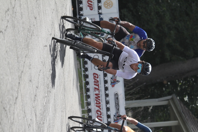 Tour de Florissant 2025 A -X.jpg :: Tour de Florissant 2025/Gateway Cup 2025, 2025 - September 1st- Men's Cat 4/5, 40 minutes of racing, a field of 75 riders - Tour de Florissant - New course for 2025! The fourth and final leg of the Gateway Cup gets underway in Historic Old Town Florissant in St. Louis County. This technical course races through one of St. Louis' most nostalgic locales. Note - the course has been shifted to a flat finish in front of Historic City Hall, one mild climb, 6 turns. Category 4 (CAT 4) After gaining some experience, riders can upgrade to CAT 4, where races are longer and more competitive. USA Cycling, Big Shark Bicycle Company, Bommarito Audi West County