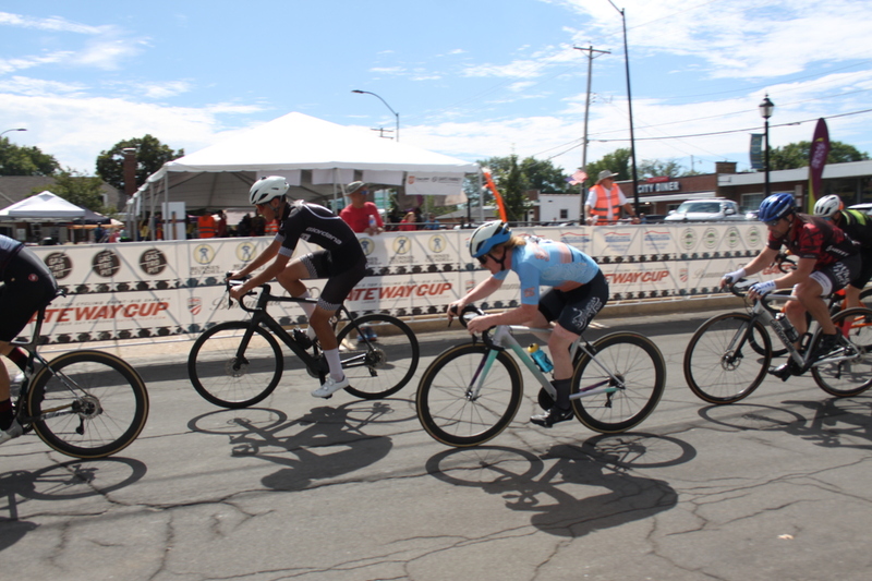 Tour de Florissant 2025 A -XV.jpg :: Tour de Florissant 2025/Gateway Cup 2025, 2025 - September 1st- Men's Cat 4/5, 40 minutes of racing, a field of 75 riders - Tour de Florissant - New course for 2025! The fourth and final leg of the Gateway Cup gets underway in Historic Old Town Florissant in St. Louis County. This technical course races through one of St. Louis' most nostalgic locales. Note - the course has been shifted to a flat finish in front of Historic City Hall, one mild climb, 6 turns. Category 4 (CAT 4) After gaining some experience, riders can upgrade to CAT 4, where races are longer and more competitive. USA Cycling, Big Shark Bicycle Company, Bommarito Audi West County