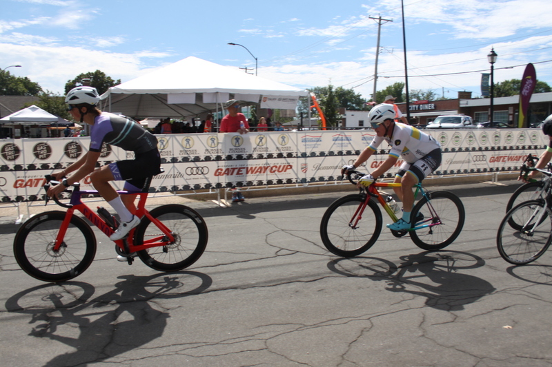 Tour de Florissant 2025 A -XVIII.jpg :: Tour de Florissant 2025/Gateway Cup 2025, 2025 - September 1st- Men's Cat 4/5, 40 minutes of racing, a field of 75 riders - Tour de Florissant - New course for 2025! The fourth and final leg of the Gateway Cup gets underway in Historic Old Town Florissant in St. Louis County. This technical course races through one of St. Louis' most nostalgic locales. Note - the course has been shifted to a flat finish in front of Historic City Hall, one mild climb, 6 turns. Category 4 (CAT 4) After gaining some experience, riders can upgrade to CAT 4, where races are longer and more competitive. USA Cycling, Big Shark Bicycle Company, Bommarito Audi West County