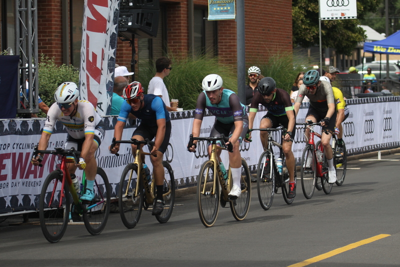 Tour de Florissant 2025 A -XXXVII.jpg :: Tour de Florissant 2025/Gateway Cup 2025, 2025 - September 1st- Men's Cat 4/5, 40 minutes of racing, a field of 75 riders - Tour de Florissant - New course for 2025! The fourth and final leg of the Gateway Cup gets underway in Historic Old Town Florissant in St. Louis County. This technical course races through one of St. Louis' most nostalgic locales. Note - the course has been shifted to a flat finish in front of Historic City Hall, one mild climb, 6 turns. Category 4 (CAT 4) After gaining some experience, riders can upgrade to CAT 4, where races are longer and more competitive. USA Cycling, Big Shark Bicycle Company, Bommarito Audi West County