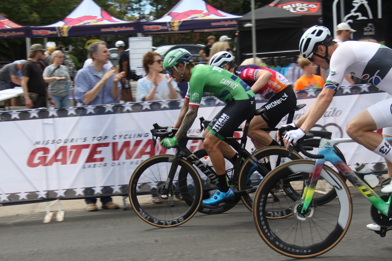 Tour de Florissant 2025 B -LI.jpg :: Tour de Florissant 2025/Gateway Cup 2025 - Masters 50+/60+ CAT 1-4, 40 Minutes of racing, a field 100 - September 1st 2025 - Tour de Florissant - New course 2025! The fourth and final leg of the Gateway Cup gets underway in Historic Old Town Florissant in St. Louis County. This technical course races through one of St. Louis' most nostalgic locales. Note - the course has been shifted to a flat finish in front of Historic City Hall, one mild climb, 6 turns. This is the 40th Anniversary of the Gateway Cup.  