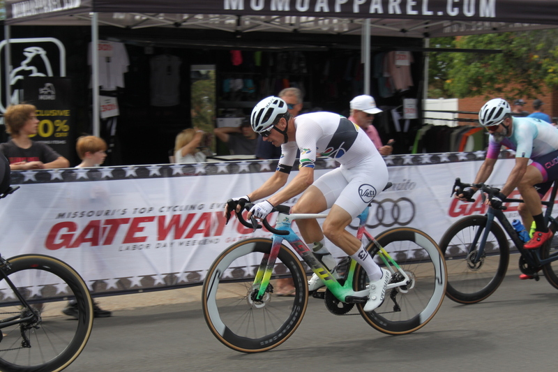 Tour de Florissant 2025 B -LXV.jpg :: Tour de Florissant 2025/Gateway Cup 2025 - Masters 50+/60+ CAT 1-4, 40 Minutes of racing, a field 100 - September 1st 2025 - Tour de Florissant - New course 2025! The fourth and final leg of the Gateway Cup gets underway in Historic Old Town Florissant in St. Louis County. This technical course races through one of St. Louis' most nostalgic locales. Note - the course has been shifted to a flat finish in front of Historic City Hall, one mild climb, 6 turns. This is the 40th Anniversary of the Gateway Cup.  