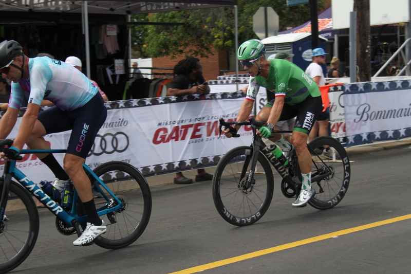 Tour de Florissant 2025 B -LXXXIX.jpg :: Tour de Florissant 2025/Gateway Cup 2025 - Masters 50+/60+ CAT 1-4, 40 Minutes of racing, a field 100 - September 1st 2025 - Tour de Florissant - New course 2025! The fourth and final leg of the Gateway Cup gets underway in Historic Old Town Florissant in St. Louis County. This technical course races through one of St. Louis' most nostalgic locales. Note - the course has been shifted to a flat finish in front of Historic City Hall, one mild climb, 6 turns. This is the 40th Anniversary of the Gateway Cup.  