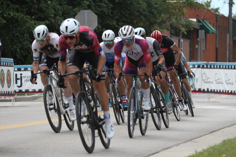 Tour de Florissant 2025 B -XIX.jpg :: Tour de Florissant 2025/Gateway Cup 2025 - Masters 50+/60+ CAT 1-4, 40 Minutes of racing, a field 100 - September 1st, 2025, Tour de Florissant - New course doe 2025! The fourth and final leg of the Gateway Cup gets underway in Historic Old Town Florissant in St. Louis County. This technical course races through one of St. Louis' most nostalgic locales. Note - the course has been shifted to a flat finish in front of Historic City Hall, on mild climb, 6 turns. This year was the 40th Anniversary of the Gateway Cup. 