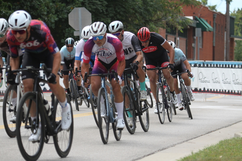 Tour de Florissant 2025 B -XX.jpg :: Tour de Florissant 2025/Gateway Cup 2025 - Masters 50+/60+ CAT 1-4, 40 Minutes of racing, a field 100 - September 1st, 2025, Tour de Florissant - New course doe 2025! The fourth and final leg of the Gateway Cup gets underway in Historic Old Town Florissant in St. Louis County. This technical course races through one of St. Louis' most nostalgic locales. Note - the course has been shifted to a flat finish in front of Historic City Hall, on mild climb, 6 turns. This year was the 40th Anniversary of the Gateway Cup. 