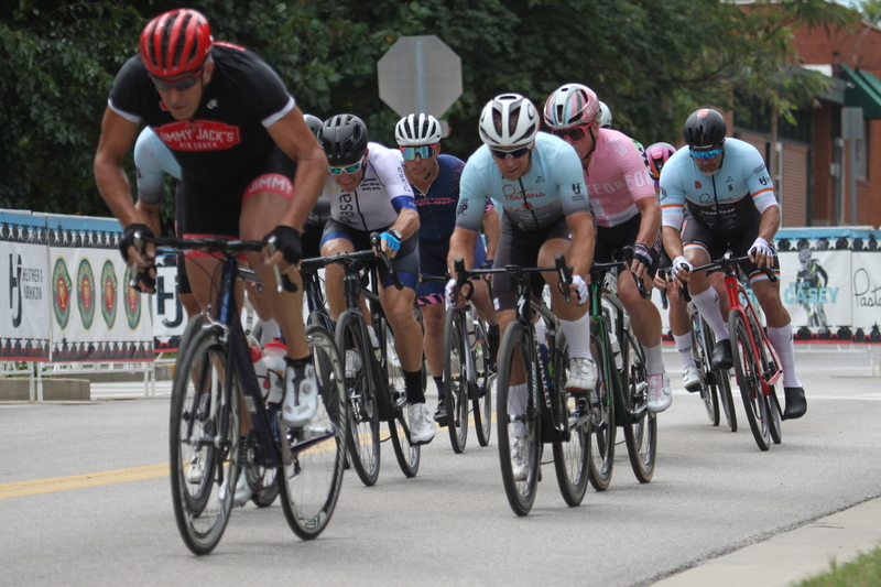 Tour de Florissant 2025 B -XXII.jpg :: Tour de Florissant 2025/Gateway Cup 2025 - Masters 50+/60+ CAT 1-4, 40 Minutes of racing, a field 100 - September 1st, 2025, Tour de Florissant - New course doe 2025! The fourth and final leg of the Gateway Cup gets underway in Historic Old Town Florissant in St. Louis County. This technical course races through one of St. Louis' most nostalgic locales. Note - the course has been shifted to a flat finish in front of Historic City Hall, on mild climb, 6 turns. This year was the 40th Anniversary of the Gateway Cup. 