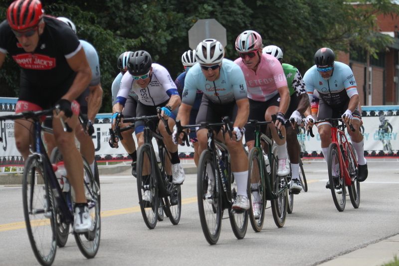 Tour de Florissant 2025 B -XXIII.jpg :: Tour de Florissant 2025/Gateway Cup 2025 - Masters 50+/60+ CAT 1-4, 40 Minutes of racing, a field 100 - September 1st, 2025, Tour de Florissant - New course doe 2025! The fourth and final leg of the Gateway Cup gets underway in Historic Old Town Florissant in St. Louis County. This technical course races through one of St. Louis' most nostalgic locales. Note - the course has been shifted to a flat finish in front of Historic City Hall, on mild climb, 6 turns. This year was the 40th Anniversary of the Gateway Cup. 
