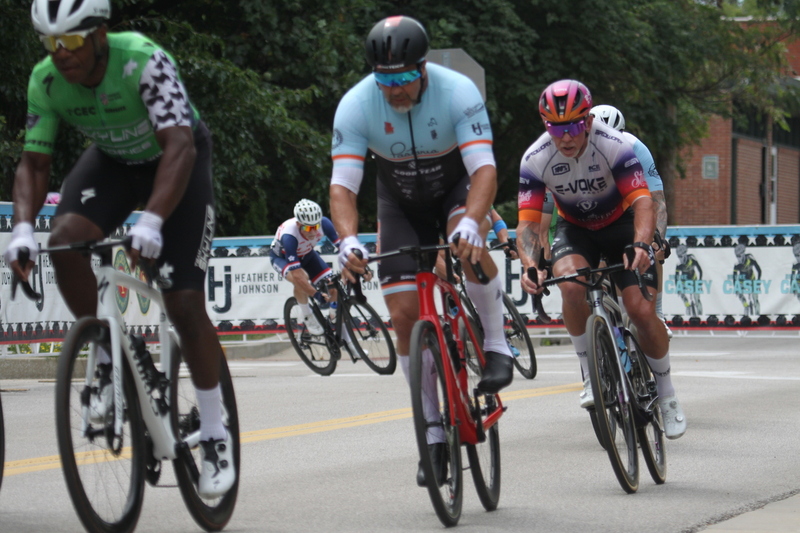 Tour de Florissant 2025 B -XXVI.jpg :: Tour de Florissant 2025/Gateway Cup 2025 - Masters 50+/60+ CAT 1-4, 40 Minutes of racing, a field 100 - September 1st, 2025, Tour de Florissant - New course doe 2025! The fourth and final leg of the Gateway Cup gets underway in Historic Old Town Florissant in St. Louis County. This technical course races through one of St. Louis' most nostalgic locales. Note - the course has been shifted to a flat finish in front of Historic City Hall, on mild climb, 6 turns. This year was the 40th Anniversary of the Gateway Cup. 