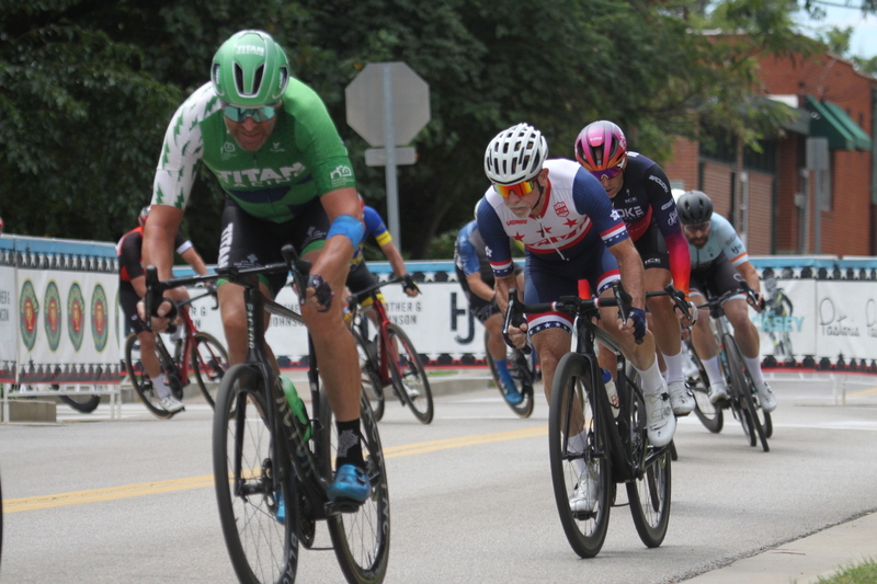 Tour de Florissant 2025 B -XXVIII.jpg :: Tour de Florissant 2025/Gateway Cup 2025 - Masters 50+/60+ CAT 1-4, 40 Minutes of racing, a field 100 - September 1st, 2025, Tour de Florissant - New course doe 2025! The fourth and final leg of the Gateway Cup gets underway in Historic Old Town Florissant in St. Louis County. This technical course races through one of St. Louis' most nostalgic locales. Note - the course has been shifted to a flat finish in front of Historic City Hall, on mild climb, 6 turns. This year was the 40th Anniversary of the Gateway Cup. 