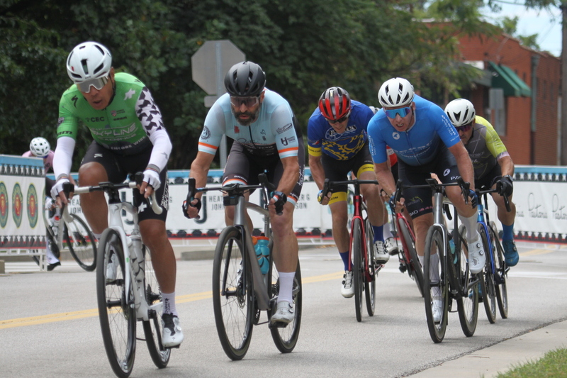 Tour de Florissant 2025 B -XXXI.jpg :: Tour de Florissant 2025/Gateway Cup 2025 - Masters 50+/60+ CAT 1-4, 40 Minutes of racing, a field 100 - September 1st, 2025, Tour de Florissant - New course doe 2025! The fourth and final leg of the Gateway Cup gets underway in Historic Old Town Florissant in St. Louis County. This technical course races through one of St. Louis' most nostalgic locales. Note - the course has been shifted to a flat finish in front of Historic City Hall, on mild climb, 6 turns. This year was the 40th Anniversary of the Gateway Cup. 