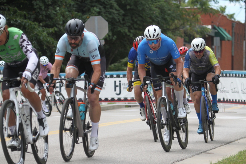 Tour de Florissant 2025 B -XXXII.jpg :: Tour de Florissant 2025/Gateway Cup 2025 - Masters 50+/60+ CAT 1-4, 40 Minutes of racing, a field 100 - September 1st, 2025, Tour de Florissant - New course doe 2025! The fourth and final leg of the Gateway Cup gets underway in Historic Old Town Florissant in St. Louis County. This technical course races through one of St. Louis' most nostalgic locales. Note - the course has been shifted to a flat finish in front of Historic City Hall, on mild climb, 6 turns. This year was the 40th Anniversary of the Gateway Cup. 