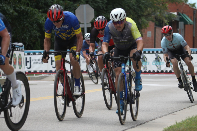 Tour de Florissant 2025 B -XXXIV.jpg :: Tour de Florissant 2025/Gateway Cup 2025 - Masters 50+/60+ CAT 1-4, 40 Minutes of racing, a field 100 - September 1st, 2025, Tour de Florissant - New course doe 2025! The fourth and final leg of the Gateway Cup gets underway in Historic Old Town Florissant in St. Louis County. This technical course races through one of St. Louis' most nostalgic locales. Note - the course has been shifted to a flat finish in front of Historic City Hall, on mild climb, 6 turns. This year was the 40th Anniversary of the Gateway Cup. 