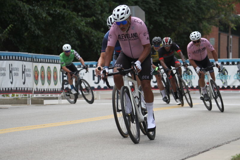 Tour de Florissant 2025 B -XXXVI.jpg :: Tour de Florissant 2025/Gateway Cup 2025 - Masters 50+/60+ CAT 1-4, 40 Minutes of racing, a field 100 - September 1st, 2025, Tour de Florissant - New course doe 2025! The fourth and final leg of the Gateway Cup gets underway in Historic Old Town Florissant in St. Louis County. This technical course races through one of St. Louis' most nostalgic locales. Note - the course has been shifted to a flat finish in front of Historic City Hall, on mild climb, 6 turns. This year was the 40th Anniversary of the Gateway Cup. 