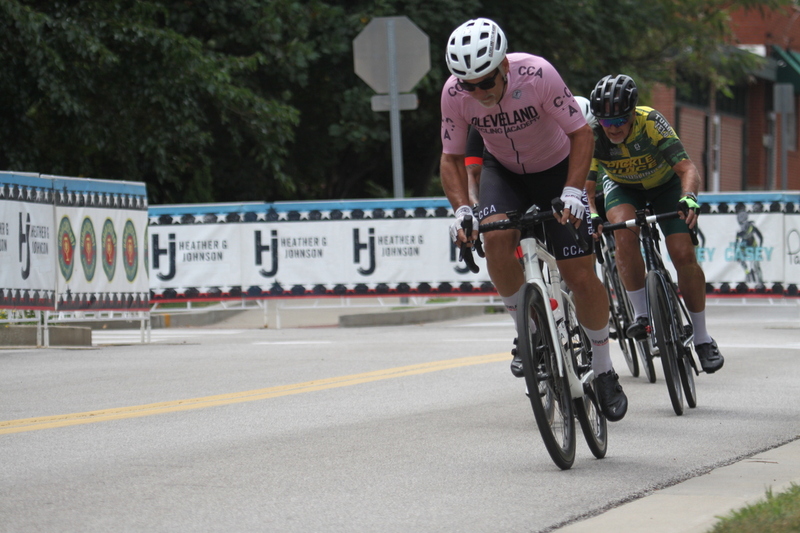 Tour de Florissant 2025 B -XXXVII.jpg :: Tour de Florissant 2025/Gateway Cup 2025 - Masters 50+/60+ CAT 1-4, 40 Minutes of racing, a field 100 - September 1st, 2025, Tour de Florissant - New course doe 2025! The fourth and final leg of the Gateway Cup gets underway in Historic Old Town Florissant in St. Louis County. This technical course races through one of St. Louis' most nostalgic locales. Note - the course has been shifted to a flat finish in front of Historic City Hall, on mild climb, 6 turns. This year was the 40th Anniversary of the Gateway Cup. 