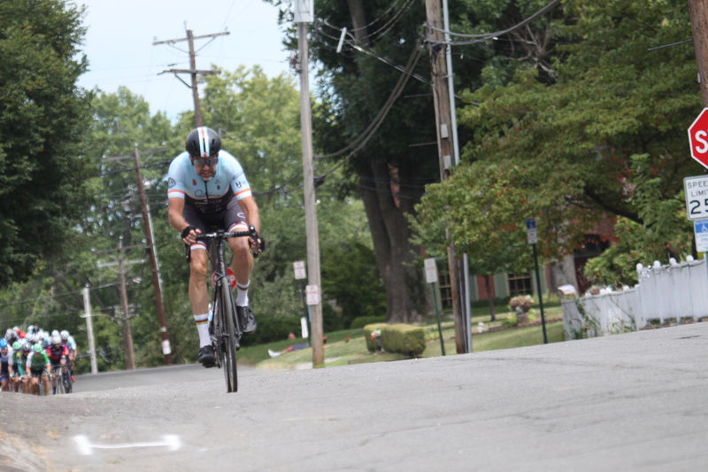 Tour de Florissant 2025 B -XXXXII.jpg :: Tour de Florissant 2025/Gateway Cup 2025 - Masters 50+/60+ CAT 1-4, 40 Minutes of racing, a field 100 - September 1st, 2025, Tour de Florissant - New course doe 2025! The fourth and final leg of the Gateway Cup gets underway in Historic Old Town Florissant in St. Louis County. This technical course races through one of St. Louis' most nostalgic locales. Note - the course has been shifted to a flat finish in front of Historic City Hall, on mild climb, 6 turns. This year was the 40th Anniversary of the Gateway Cup. 