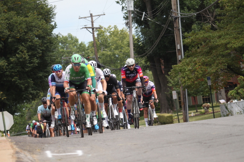 Tour de Florissant 2025 B -XXXXV.jpg :: Tour de Florissant 2025/Gateway Cup 2025 - Masters 50+/60+ CAT 1-4, 40 Minutes of racing, a field 100 - September 1st, 2025, Tour de Florissant - New course doe 2025! The fourth and final leg of the Gateway Cup gets underway in Historic Old Town Florissant in St. Louis County. This technical course races through one of St. Louis' most nostalgic locales. Note - the course has been shifted to a flat finish in front of Historic City Hall, on mild climb, 6 turns. This year was the 40th Anniversary of the Gateway Cup. 