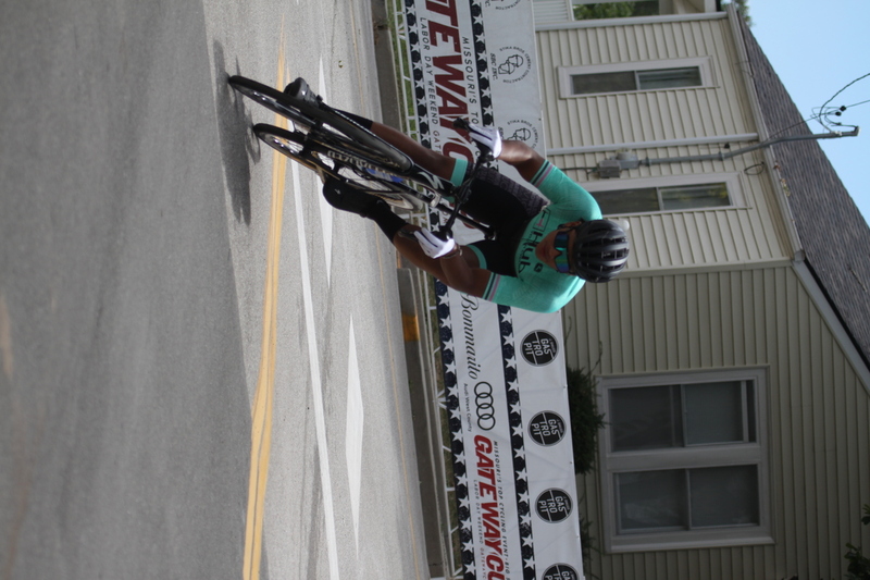 Tour de Florissant 2025 C -LII.jpg :: Tour de Florissant 2025/Gateway Cup 2025 - Men's CAT 3/4, 50 minutes of racing, a field of 100 - September 1st 2025 - Tour de Florissant - New Course for 2025! The fourth and final leg of the Gateway Cup gets underway in Historic Old Town Florissant in St. Louis County. This technical course races through one of St. Louis' most nostalgic locales. Note - the course has been shifted to a flat finish in front of Historic City Hall, one mild climb, 6 turns. Category 4 (CAT 4) After gaining some experience, riders can upgrade to CAT 4, where races are longer and more competitive. Category 3 (CAT 3) This intermediate category features longer and more challenging races, requiring a good understanding of racing tactics. USA Cycling