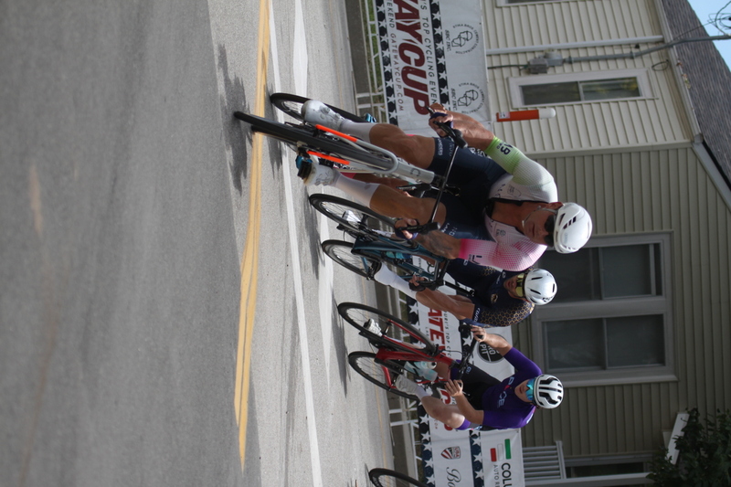 Tour de Florissant 2025 C -LIV.jpg :: Tour de Florissant 2025/Gateway Cup 2025 - Men's CAT 3/4, 50 minutes of racing, a field of 100 - September 1st 2025 - Tour de Florissant - New Course for 2025! The fourth and final leg of the Gateway Cup gets underway in Historic Old Town Florissant in St. Louis County. This technical course races through one of St. Louis' most nostalgic locales. Note - the course has been shifted to a flat finish in front of Historic City Hall, one mild climb, 6 turns. Category 4 (CAT 4) After gaining some experience, riders can upgrade to CAT 4, where races are longer and more competitive. Category 3 (CAT 3) This intermediate category features longer and more challenging races, requiring a good understanding of racing tactics. USA Cycling