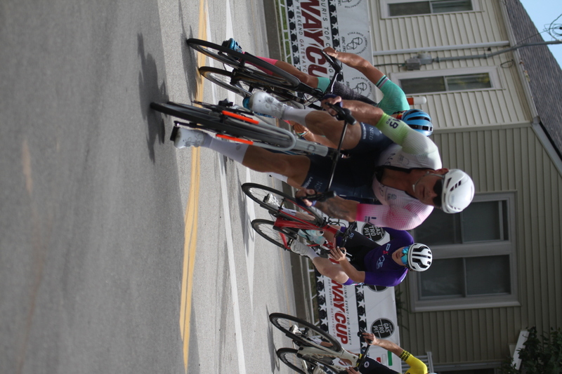 Tour de Florissant 2025 C -LV.jpg :: Tour de Florissant 2025/Gateway Cup 2025 - Men's CAT 3/4, 50 minutes of racing, a field of 100 - September 1st 2025 - Tour de Florissant - New Course for 2025! The fourth and final leg of the Gateway Cup gets underway in Historic Old Town Florissant in St. Louis County. This technical course races through one of St. Louis' most nostalgic locales. Note - the course has been shifted to a flat finish in front of Historic City Hall, one mild climb, 6 turns. Category 4 (CAT 4) After gaining some experience, riders can upgrade to CAT 4, where races are longer and more competitive. Category 3 (CAT 3) This intermediate category features longer and more challenging races, requiring a good understanding of racing tactics. USA Cycling