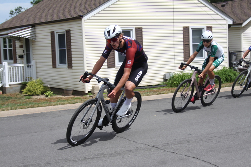 Tour de Florissant 2025 C -LXXIV.jpg :: Tour de Florissant 2025/Gateway Cup 2025 - Men's CAT 3/4, 50 minutes of racing, a field of 100 - September 1st 2025 - Tour de Florissant - New Course for 2025! The fourth and final leg of the Gateway Cup gets underway in Historic Old Town Florissant in St. Louis County. This technical course races through one of St. Louis' most nostalgic locales. Note - the course has been shifted to a flat finish in front of Historic City Hall, one mild climb, 6 turns. Category 4 (CAT 4) After gaining some experience, riders can upgrade to CAT 4, where races are longer and more competitive. Category 3 (CAT 3) This intermediate category features longer and more challenging races, requiring a good understanding of racing tactics. USA Cycling