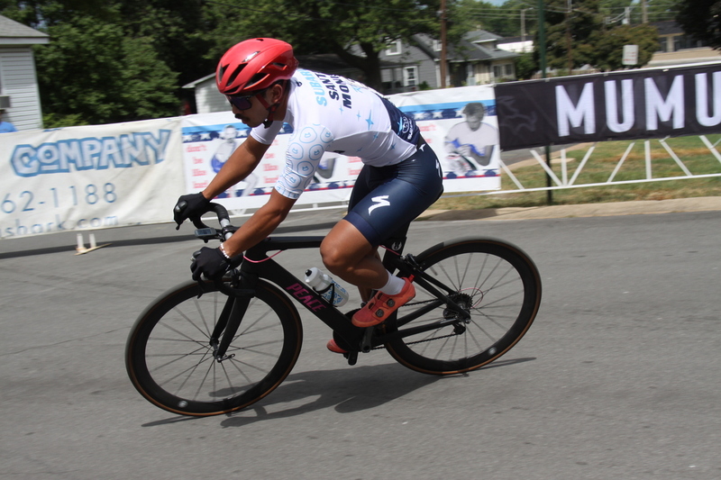 Tour de Florissant 2025 C -LXXX.jpg :: Tour de Florissant 2025/Gateway Cup 2025 - Men's CAT 3/4, 50 minutes of racing, a field of 100 - September 1st 2025 - Tour de Florissant - New Course for 2025! The fourth and final leg of the Gateway Cup gets underway in Historic Old Town Florissant in St. Louis County. This technical course races through one of St. Louis' most nostalgic locales. Note - the course has been shifted to a flat finish in front of Historic City Hall, one mild climb, 6 turns. Category 4 (CAT 4) After gaining some experience, riders can upgrade to CAT 4, where races are longer and more competitive. Category 3 (CAT 3) This intermediate category features longer and more challenging races, requiring a good understanding of racing tactics. USA Cycling