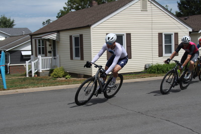 Tour de Florissant 2025 C -LXXXVII.jpg :: Tour de Florissant 2025/Gateway Cup 2025 - Men's CAT 3/4, 50 minutes of racing, a field of 100 - September 1st 2025 - Tour de Florissant - New Course for 2025! The fourth and final leg of the Gateway Cup gets underway in Historic Old Town Florissant in St. Louis County. This technical course races through one of St. Louis' most nostalgic locales. Note - the course has been shifted to a flat finish in front of Historic City Hall, one mild climb, 6 turns. Category 4 (CAT 4) After gaining some experience, riders can upgrade to CAT 4, where races are longer and more competitive. Category 3 (CAT 3) This intermediate category features longer and more challenging races, requiring a good understanding of racing tactics. USA Cycling