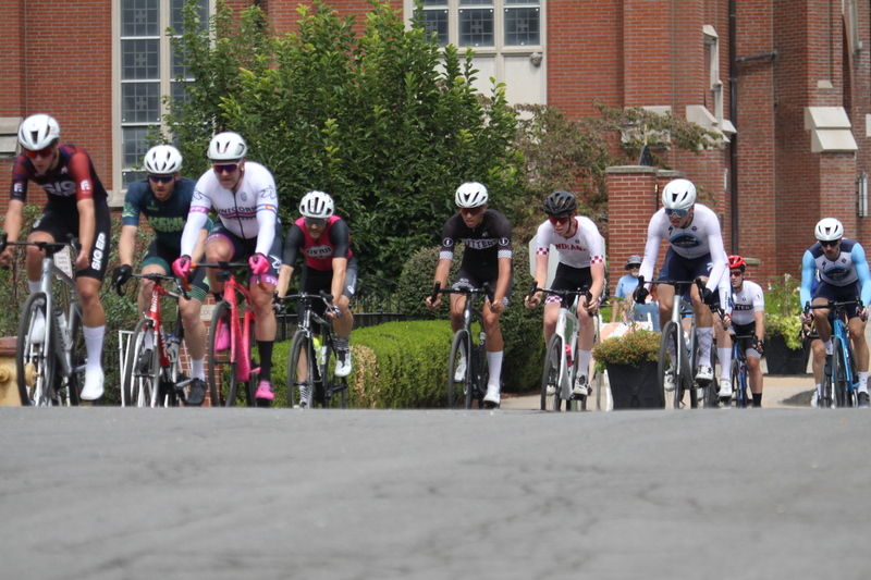 Tour de Florissant 2025 C -LXXXXIII.jpg :: Tour de Florissant 2025/Gateway Cup 2025 - Men's CAT 3/4, 50 minutes of racing, a field of 100 - September 1st 2025 - Tour de Florissant - New Course for 2025! The fourth and final leg of the Gateway Cup gets underway in Historic Old Town Florissant in St. Louis County. This technical course races through one of St. Louis' most nostalgic locales. Note - the course has been shifted to a flat finish in front of Historic City Hall, one mild climb, 6 turns. Category 4 (CAT 4) After gaining some experience, riders can upgrade to CAT 4, where races are longer and more competitive. Category 3 (CAT 3) This intermediate category features longer and more challenging races, requiring a good understanding of racing tactics. USA Cycling