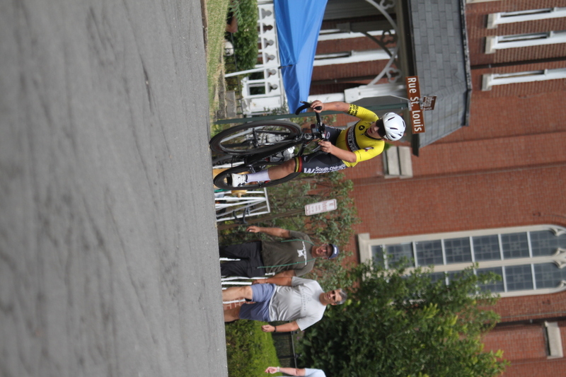 Tour de Florissant 2025 C -LXXXXIV.jpg :: Tour de Florissant 2025/Gateway Cup 2025 - Men's CAT 3/4, 50 minutes of racing, a field of 100 - September 1st 2025 - Tour de Florissant - New Course for 2025! The fourth and final leg of the Gateway Cup gets underway in Historic Old Town Florissant in St. Louis County. This technical course races through one of St. Louis' most nostalgic locales. Note - the course has been shifted to a flat finish in front of Historic City Hall, one mild climb, 6 turns. Category 4 (CAT 4) After gaining some experience, riders can upgrade to CAT 4, where races are longer and more competitive. Category 3 (CAT 3) This intermediate category features longer and more challenging races, requiring a good understanding of racing tactics. USA Cycling