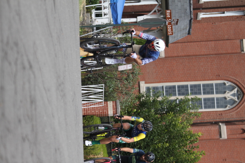 Tour de Florissant 2025 C -LXXXXVI.jpg :: Tour de Florissant 2025/Gateway Cup 2025 - Men's CAT 3/4, 50 minutes of racing, a field of 100 - September 1st 2025 - Tour de Florissant - New Course for 2025! The fourth and final leg of the Gateway Cup gets underway in Historic Old Town Florissant in St. Louis County. This technical course races through one of St. Louis' most nostalgic locales. Note - the course has been shifted to a flat finish in front of Historic City Hall, one mild climb, 6 turns. Category 4 (CAT 4) After gaining some experience, riders can upgrade to CAT 4, where races are longer and more competitive. Category 3 (CAT 3) This intermediate category features longer and more challenging races, requiring a good understanding of racing tactics. USA Cycling