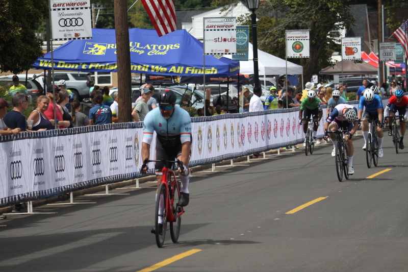 Tour de Florissant 2025 C -XXXV.jpg :: Tour de Florissant 2025/Gateway Cup 2025 - Masters 50+/60+ CAT 1-4, 40 Minutes of racing, a field 100 - September 1st 2025 - Tour de Florissant - New course 2025! The fourth and final leg of the Gateway Cup gets underway in Historic Old Town Florissant in St. Louis County. This technical course races through one of St. Louis' most nostalgic locales. Note - the course has been shifted to a flat finish in front of Historic City Hall, one mild climb, 6 turns. This is the 40th Anniversary of the Gateway Cup.  