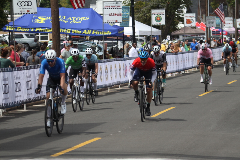 Tour de Florissant 2025 C -XXXX.jpg :: Tour de Florissant 2025/Gateway Cup 2025 - Masters 50+/60+ CAT 1-4, 40 Minutes of racing, a field 100 - September 1st 2025 - Tour de Florissant - New course 2025! The fourth and final leg of the Gateway Cup gets underway in Historic Old Town Florissant in St. Louis County. This technical course races through one of St. Louis' most nostalgic locales. Note - the course has been shifted to a flat finish in front of Historic City Hall, one mild climb, 6 turns. This is the 40th Anniversary of the Gateway Cup.  