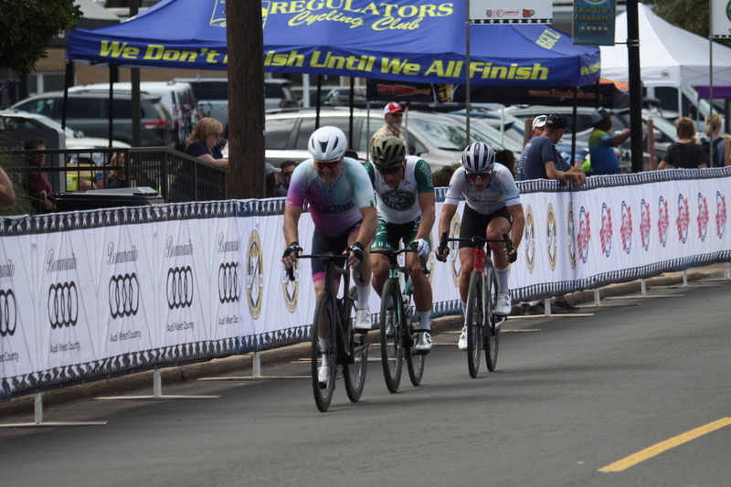 Tour de Florissant 2025 E -XXI.jpg :: Tour de Florissant 2025/Gateway Cup 2025 - Masters 40+ CAT 1-4, 50 Minutes of racing, a field of 150 racers - September 1st 2025 - Tour de Florissant - New course for 2025! The fourth and final leg of the Gateway Cup gets underway in Historic Old Town Florissant in St. Louis' most nostalgic locales. Note - the course has been shifted to flat finish in front of Historic City Hall, one mild climb, 6 turns. USA Cycling has established a system of racing categories to clarify riders in various cycling disciplines, including road, track, cyclocross, and mountain biking. The categories help ensure fair competition by grouping riders of similar abilities together. Here's a breakdown of the categories for different cycling disciplines. Men's Cycling