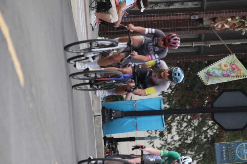 Tour de Florissant 2025 F -C.jpg :: Tour de Florissant 2025 - Gateway Cup 2025 - September 1st 2025, Women's Pro CAT 1/2, 70 minutes of racing, a field of 150 racers, Tour de Florissant - New course for 2025! The fourth and final leg of the Gateway Cup gets underway in Historic Old Town Florissant in St. Louis County. This technical course races through one of St. Louis' most nostalgic locales. Note - the course has been shifted to a flat finish in front of Historic City Hall, one mild climb, 6 turns. Gateway Cup website - The finish of multiple races in USA Cycling is determined by the number of competitors in the field and the finishing position of the rider. For example, in a race with 5-10 competitors, the top finisher earns points, and the same applies to races with 11-20 competitors, 21-49 competitors, and so on. This points structure applies mass start races and is consistent across all disciplines of road racing. Additionally, there are ways to earn non-race upgrade points for Novice racers, such as finishing a USAC sanctioned Gran Fondo, which can count towards their required 10 upgrade points. 