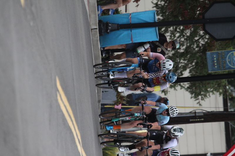 Tour de Florissant 2025 F -CII.jpg :: Tour de Florissant 2025, Gateway Cup 2025 - September 1st 2025 - Women's Pro 1-2 - 70 minutes of racing - a field of 150 racing - Tour de Florissant - New course for 2025! The fourth and final leg of the Gateway Cup gets underway in Historic Old Town Florissant in St. Louis County. This technical course races through one of St. Louis' most nostalgic locales. Note - the course has been shifted to a flat finish in front of Historic City Hall, one mild climb, 6 turns. Gateway Cup website - In mass start cycling races, the winner is determined by the first rider to cross the finish line. However, the race format can vary, and some events may have additional criteria or rules that can influence the winner. For example, in points races, the rider with the most points at the end of the wins, and in sprint events, the winner is determined by the third rider to cross the finish line after a series of sprints. Wikipedia  