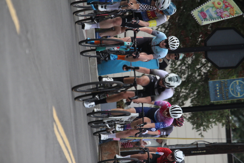 Tour de Florissant 2025 F -CIII.jpg :: Tour de Florissant 2025, Gateway Cup 2025 - September 1st 2025 - Women's Pro 1-2 - 70 minutes of racing - a field of 150 racing - Tour de Florissant - New course for 2025! The fourth and final leg of the Gateway Cup gets underway in Historic Old Town Florissant in St. Louis County. This technical course races through one of St. Louis' most nostalgic locales. Note - the course has been shifted to a flat finish in front of Historic City Hall, one mild climb, 6 turns. Gateway Cup website - In mass start cycling races, the winner is determined by the first rider to cross the finish line. However, the race format can vary, and some events may have additional criteria or rules that can influence the winner. For example, in points races, the rider with the most points at the end of the wins, and in sprint events, the winner is determined by the third rider to cross the finish line after a series of sprints. Wikipedia  