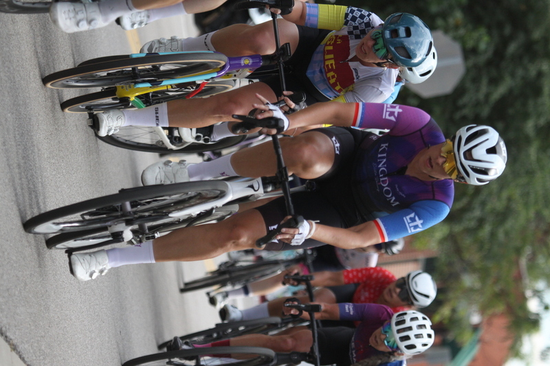 Tour de Florissant 2025 F -LXVI.jpg :: Tour de Florissant 2025 - Gateway Cup 2025 - September 1st 2025, Women's Pro CAT 1/2, 70 minutes of racing, a field of 150 racers, Tour de Florissant - New course for 2025! The fourth and final leg of the Gateway Cup gets underway in Historic Old Town Florissant in St. Louis County. This technical course races through one of St. Louis' most nostalgic locales. Note - the course has been shifted to a flat finish in front of Historic City Hall, one mild climb, 6 turns. Gateway Cup website - The finish of multiple races in USA Cycling is determined by the number of competitors in the field and the finishing position of the rider. For example, in a race with 5-10 competitors, the top finisher earns points, and the same applies to races with 11-20 competitors, 21-49 competitors, and so on. This points structure applies mass start races and is consistent across all disciplines of road racing. Additionally, there are ways to earn non-race upgrade points for Novice racers, such as finishing a USAC sanctioned Gran Fondo, which can count towards their required 10 upgrade points. 