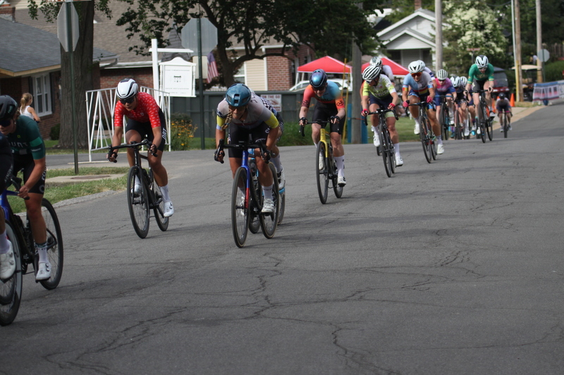 Tour de Florissant 2025 F -LXXIII.jpg :: Tour de Florissant 2025 - Gateway Cup 2025 - September 1st 2025, Women's Pro CAT 1/2, 70 minutes of racing, a field of 150 racers, Tour de Florissant - New course for 2025! The fourth and final leg of the Gateway Cup gets underway in Historic Old Town Florissant in St. Louis County. This technical course races through one of St. Louis' most nostalgic locales. Note - the course has been shifted to a flat finish in front of Historic City Hall, one mild climb, 6 turns. Gateway Cup website - The finish of multiple races in USA Cycling is determined by the number of competitors in the field and the finishing position of the rider. For example, in a race with 5-10 competitors, the top finisher earns points, and the same applies to races with 11-20 competitors, 21-49 competitors, and so on. This points structure applies mass start races and is consistent across all disciplines of road racing. Additionally, there are ways to earn non-race upgrade points for Novice racers, such as finishing a USAC sanctioned Gran Fondo, which can count towards their required 10 upgrade points. 
