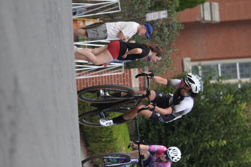 Tour de Florissant 2025 F -LXXIX.jpg :: Tour de Florissant 2025 - Gateway Cup 2025 - September 1st 2025, Women's Pro CAT 1/2, 70 minutes of racing, a field of 150 racers, Tour de Florissant - New course for 2025! The fourth and final leg of the Gateway Cup gets underway in Historic Old Town Florissant in St. Louis County. This technical course races through one of St. Louis' most nostalgic locales. Note - the course has been shifted to a flat finish in front of Historic City Hall, one mild climb, 6 turns. Gateway Cup website - The finish of multiple races in USA Cycling is determined by the number of competitors in the field and the finishing position of the rider. For example, in a race with 5-10 competitors, the top finisher earns points, and the same applies to races with 11-20 competitors, 21-49 competitors, and so on. This points structure applies mass start races and is consistent across all disciplines of road racing. Additionally, there are ways to earn non-race upgrade points for Novice racers, such as finishing a USAC sanctioned Gran Fondo, which can count towards their required 10 upgrade points. 