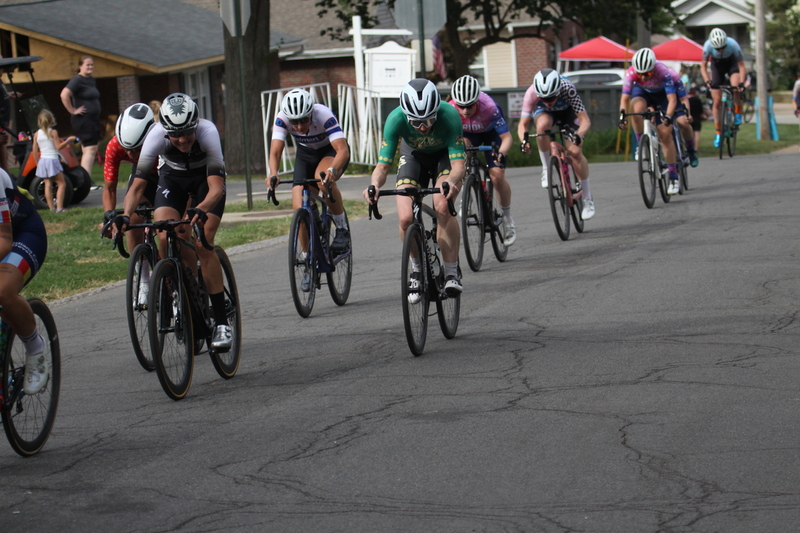 Tour de Florissant 2025 F -LXXV.jpg :: Tour de Florissant 2025 - Gateway Cup 2025 - September 1st 2025, Women's Pro CAT 1/2, 70 minutes of racing, a field of 150 racers, Tour de Florissant - New course for 2025! The fourth and final leg of the Gateway Cup gets underway in Historic Old Town Florissant in St. Louis County. This technical course races through one of St. Louis' most nostalgic locales. Note - the course has been shifted to a flat finish in front of Historic City Hall, one mild climb, 6 turns. Gateway Cup website - The finish of multiple races in USA Cycling is determined by the number of competitors in the field and the finishing position of the rider. For example, in a race with 5-10 competitors, the top finisher earns points, and the same applies to races with 11-20 competitors, 21-49 competitors, and so on. This points structure applies mass start races and is consistent across all disciplines of road racing. Additionally, there are ways to earn non-race upgrade points for Novice racers, such as finishing a USAC sanctioned Gran Fondo, which can count towards their required 10 upgrade points. 