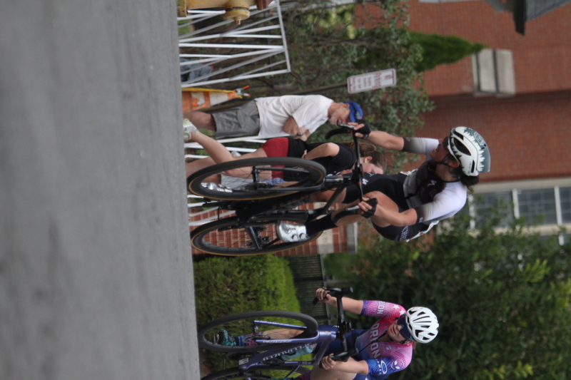 Tour de Florissant 2025 F -LXXX.jpg :: Tour de Florissant 2025 - Gateway Cup 2025 - September 1st 2025, Women's Pro CAT 1/2, 70 minutes of racing, a field of 150 racers, Tour de Florissant - New course for 2025! The fourth and final leg of the Gateway Cup gets underway in Historic Old Town Florissant in St. Louis County. This technical course races through one of St. Louis' most nostalgic locales. Note - the course has been shifted to a flat finish in front of Historic City Hall, one mild climb, 6 turns. Gateway Cup website - The finish of multiple races in USA Cycling is determined by the number of competitors in the field and the finishing position of the rider. For example, in a race with 5-10 competitors, the top finisher earns points, and the same applies to races with 11-20 competitors, 21-49 competitors, and so on. This points structure applies mass start races and is consistent across all disciplines of road racing. Additionally, there are ways to earn non-race upgrade points for Novice racers, such as finishing a USAC sanctioned Gran Fondo, which can count towards their required 10 upgrade points. 