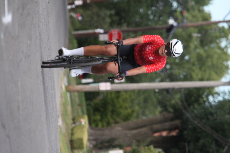 Tour de Florissant 2025 F -LXXXX.jpg :: Tour de Florissant 2025 - Gateway Cup 2025 - September 1st 2025, Women's Pro CAT 1/2, 70 minutes of racing, a field of 150 racers, Tour de Florissant - New course for 2025! The fourth and final leg of the Gateway Cup gets underway in Historic Old Town Florissant in St. Louis County. This technical course races through one of St. Louis' most nostalgic locales. Note - the course has been shifted to a flat finish in front of Historic City Hall, one mild climb, 6 turns. Gateway Cup website - The finish of multiple races in USA Cycling is determined by the number of competitors in the field and the finishing position of the rider. For example, in a race with 5-10 competitors, the top finisher earns points, and the same applies to races with 11-20 competitors, 21-49 competitors, and so on. This points structure applies mass start races and is consistent across all disciplines of road racing. Additionally, there are ways to earn non-race upgrade points for Novice racers, such as finishing a USAC sanctioned Gran Fondo, which can count towards their required 10 upgrade points. 