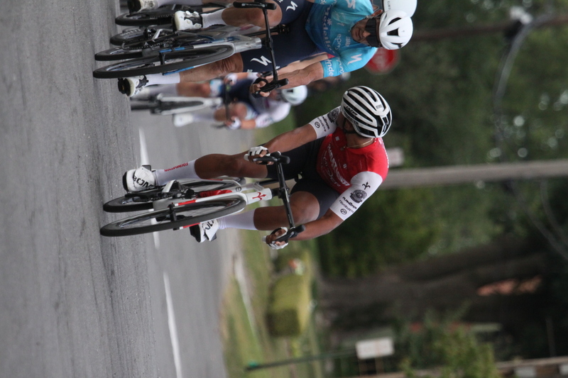 Tour de Florissant 2025 G -CV.jpg :: Tour de Florissant 2025/Gateway Cup 2025 - Men's Pro Cycling CAT I - September 1st 2025 - Tour de Florissant - New course for 2025! The fourth and final leg of the Gateway Cup gets underway in Historic Old Town Florissant in St. Louis County. This technical course races through one of St. Louis' most nostalgic locales. Note - the course has been shifted to a flat finish in front of Historic City Hall, one mild climb, 6 turns. (Gateway Cup website) In mass start cycling races, the winner is determined by the first rider to cross the finish line. However, the race format can vary, and some events may have additional criteria or rules that can influence the winner. For example, in points races, the rider with the most points at the end of the race wins, and in sprint events, the winner is determined by the third rider to cross the finish line after a series of sprints. (Wikipedia) USA Cycling