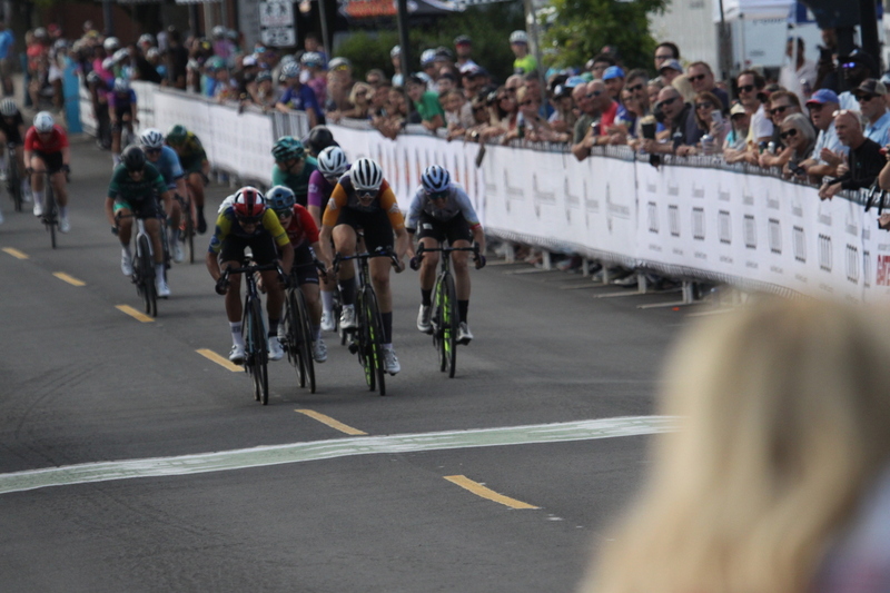 Tour de Florissant 2025 G -LIII.jpg :: Tour de Florissant 2025 - Gateway Cup 2025 - September 1st 2025 -Labor Day Weekend 2025 - Labor Day - Women's Pro CAT 1/2 - 70 minutes of racing, a field of 150 bicycle racers - Tour de Florissant - New course for 2025! The fourth and final leg of the Gateway Cup gets underway in Historic Old Town Florissant in St. Louis County. This technical course races through one of St. Louis' most nostalgic locales. Note - the course has been shifted to a flat finish in front of Historic City Hall, one mild climb, 6 turns. Gateway Cup website - Riders that have been significantly delayed (have to get off bikes, step over riders, forced detour off course to continue, etc.). May report for a free lap. Rider's reporting are subject to the decision of the officials monitoring the course to allow the free lap. - This often used in mass start race finishes with two or more categories racing.